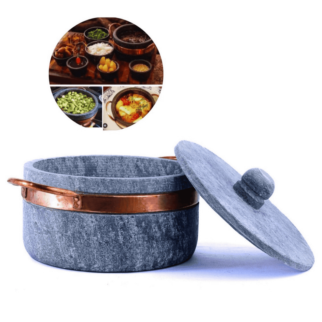 Panela de Pedra Sabão 500 Ml