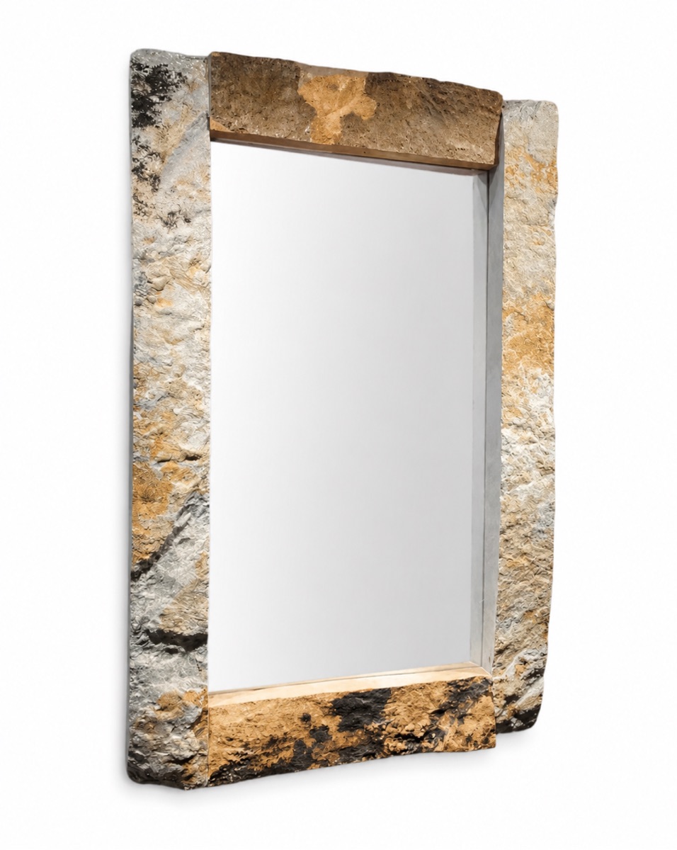 Espelho Retangular 50 Cm Para Banheiro Decorativo Parede Moldura